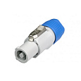 Neutrik NAC3FCB-D кабельный разъем PowerCon, штекер, выходной (серый), 20A/250В (упаковка 100шт)